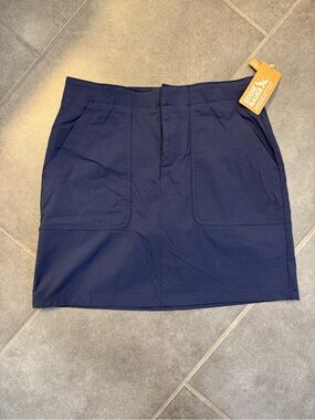 Eddie Bauer Navy High-Rise Horizon Skort